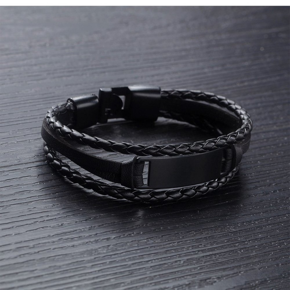 men black bracelet - Picture 4 of 5
